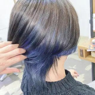 ミディアム カラー BRAS ナカガワのヘアスタイル