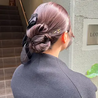 セミロング ヘアアレンジ KIHO ｜Bond 三軒茶屋のヘアスタイル