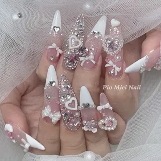 ネイル HANA 長さだしのネイルデザイン