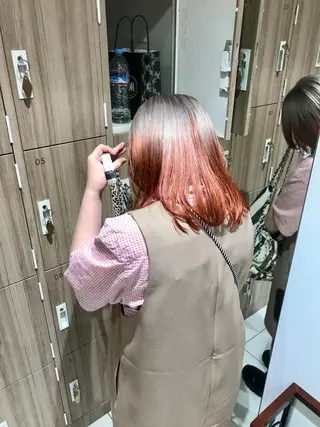 ミディアム カラー メンズ特化/ パーマChihoのヘアスタイル