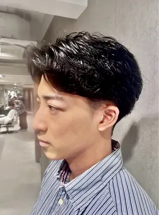 メンズ 👑駅近メンズサロン パーマ特化北千住👑のヘアスタイル