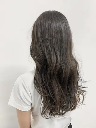 ロング カラー 色白に見える暗髪 梅田・増田のヘアスタイル
