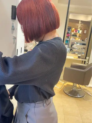 ショート カラー RIO 福岡美容師のヘアスタイル