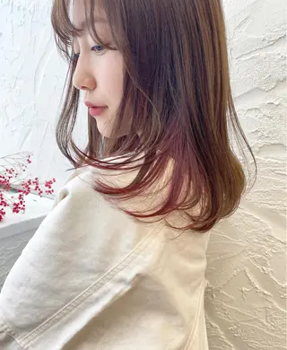 セミロング AUTHEN.HAIR所属・仙台/AUTHEN/ 町田のヘアスタイル