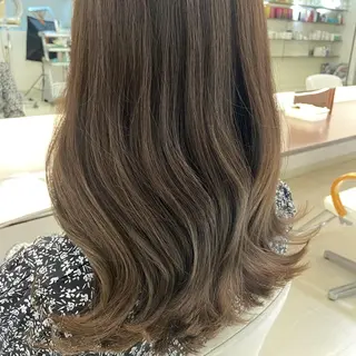 カラー セミロング VanCouncil 札幌本店のヘアスタイル