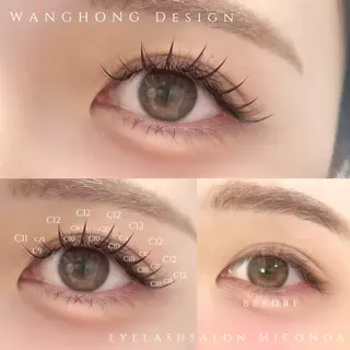 マツエク・マツパ MicoNoa所属・MicoNoa Asamiのマツエク・マツパデザイン