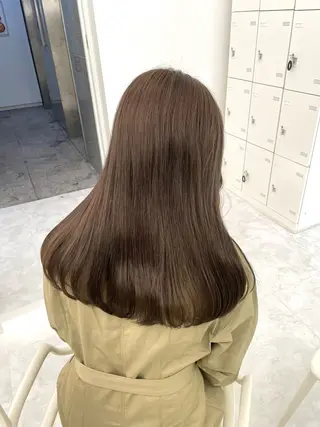 ロング 艶髪ハイトーンカラー 渋谷🎀ririkaのヘアスタイル