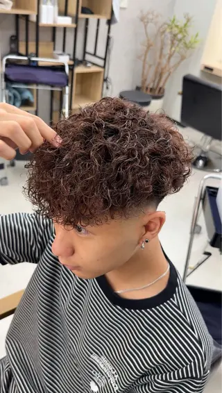 パーマ メンズ 𝐑𝐲𝐮𝐤𝐢 【店長】ALEAPのヘアスタイル