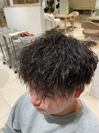 パーマ メンズ Men’s特化👑 鈴木大翔のヘアスタイル