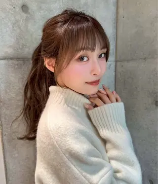 ロング 🎀透明感ブラウ ンshizuka🎀のヘアスタイル