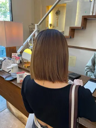 ミディアム ハイトーン/髪質 改善特化　Kaitoのヘアスタイル