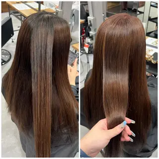 ロング カラー いろあそび所属・12月限定🉐カット モデル募集🉐のヘアスタイル