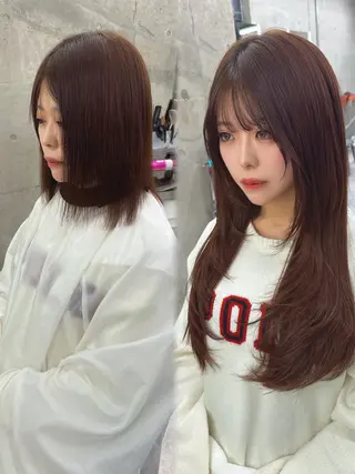 エクステ×レイヤー 黎也のヘアスタイル