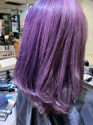 セミロング カラー パーマ ヘアアレンジ ネイル Sia中野新橋 『JUNYA』のヘアスタイル