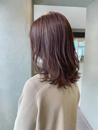 ミディアム カラー HIROKI ” stylistのヘアスタイル