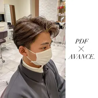 ショート カラー メンズ AVANCE.難波 店長 松元のヘアスタイル