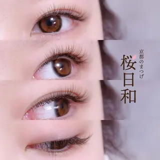 マツエク・マツパ 京都のまつげ桜日和 小島美桜のマツエク・マツパデザイン