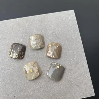 ネイル Ray. ちゅるん系ニュアンスのネイルデザイン