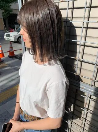 ミディアム La Lauren所属・ダブルカラー/透明感 💈JUNYA💈のヘアスタイル