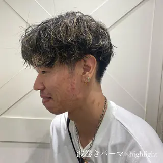 ショート カラー パーマ メンズ acoron.武蔵小杉所属・🌴aoi. / 海外style🌴のヘアスタイル