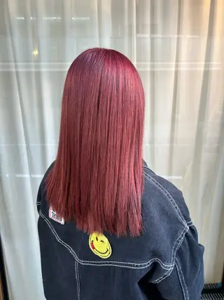 カラー ⚪️ニュアンスカラー ⚪️ハイトーン　マユのヘアスタイル