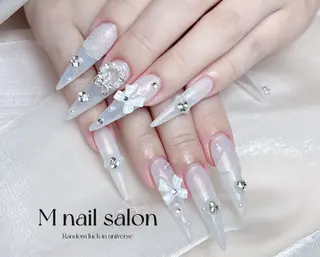 ネイル M🌷nail 長さだし専門店のネイルデザイン