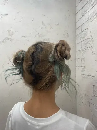 セミロング 量産ヘアセット/ ヘアメAyakaのヘアスタイル