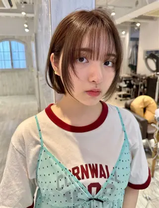 ショート 韓国ヘア 🎀華澄のヘアスタイル
