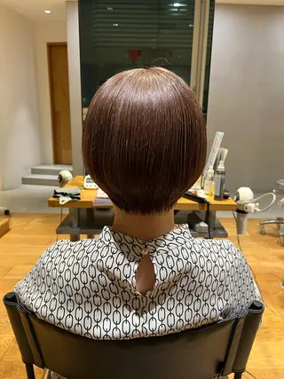 ショート 田中 鈴乃のヘアスタイル