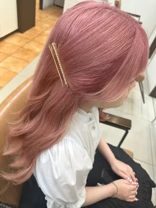 ロング カラー ヘアアレンジ Cloe 梅田所属・🌼北口 絢🌼のヘアスタイル