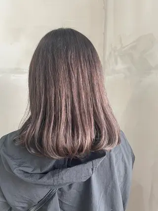 カラー 益 佑夏のヘアスタイル