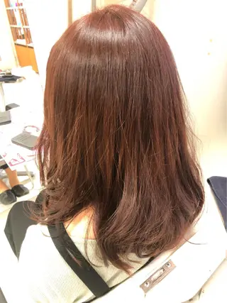 セミロング 阿部 美咲のヘアスタイル