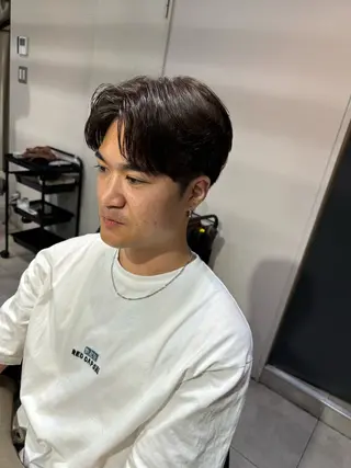 ミディアム カラー メンズ Dxxxx III所属・女性目線の大人 メンズ*Ayakaのヘアスタイル