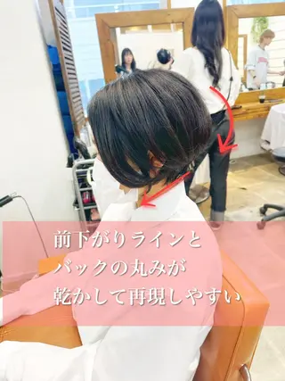 ショート newline銀座所属・👑銀座ショート/ 絶壁補正/金子涼👑のヘアスタイル