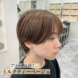 カラー メンズ 池本 梨奈のヘアスタイル