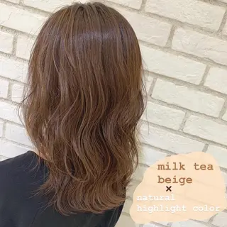 セミロング カラー 上尾/ママ美容師🫧 𝐌𝐞𝐢のヘアスタイル