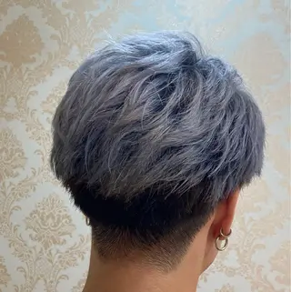 ショート カラー メンズ Tink 橋本 青空のヘアスタイル