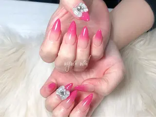 ネイル 花 火のネイルデザイン