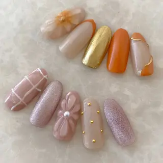 ネイル ネイル空間所属・muguet🎀 nailのネイルデザイン