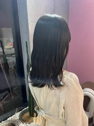 ミディアム カラー 艶感透明感カラー🤍 hinaのヘアスタイル