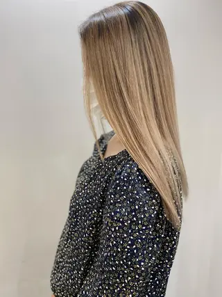 ロング カラー opus 店長大和 レイヤー/赤み消しのヘアスタイル