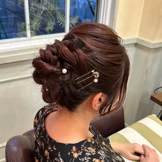 ロング ヘアアレンジ BioTop atora所属・🐾🐈Shiho 🐈‍⬛🐾/暖色のヘアスタイル