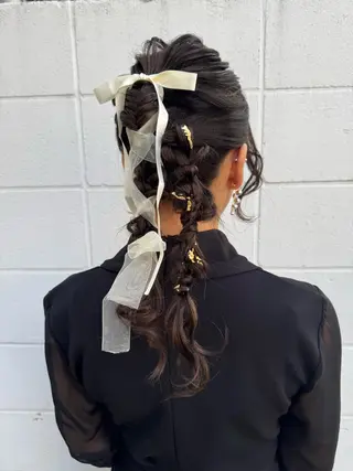 ヘアアレンジ インナーカラー♡ Nanakoのヘアスタイル