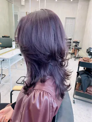 セミロング 🌈艶髪人気№１🌈 newi池袋店⭐江口のヘアスタイル