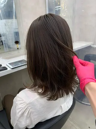 セミロング 【美容室が苦手な方 専問美容室】MIHOのヘアスタイル
