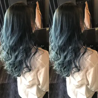 セミロング カラー KIRA スズキ タクヤ／店長のヘアスタイル