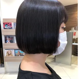 ショート カジサ ケイコのヘアスタイル
