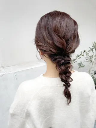 ヘアアレンジ celeste所属・KAI RIKAのヘアスタイル