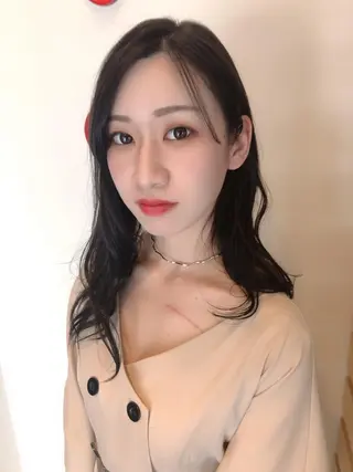 ロング カラー Ate by little所属・青木 梢のヘアスタイル