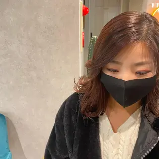 ミディアム カラー ヘアアレンジ ネイル マツエク・マツパ XENA表参道 MIKUのヘアスタイル